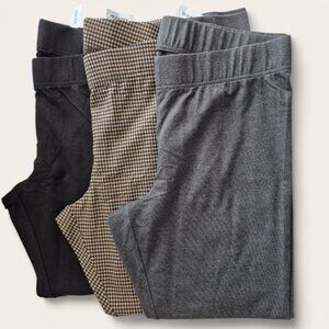 High-Waisted Jersey Fashion Layering Leggings, Size LP, NWT